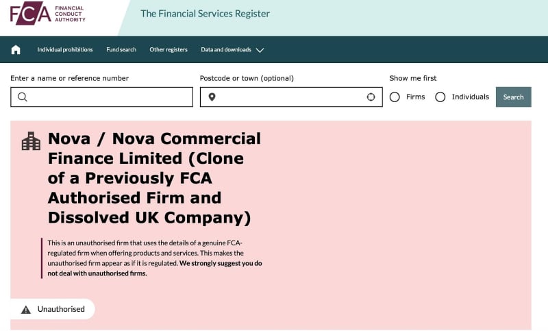 Брокер Nova Commercial Finance: отзывы в 2022 году, обзор скам-проекта. Как вернуть свои деньги?