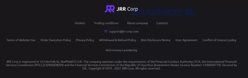 JRR Corp – ЛОХОТРОН. Реальные отзывы. Проверка