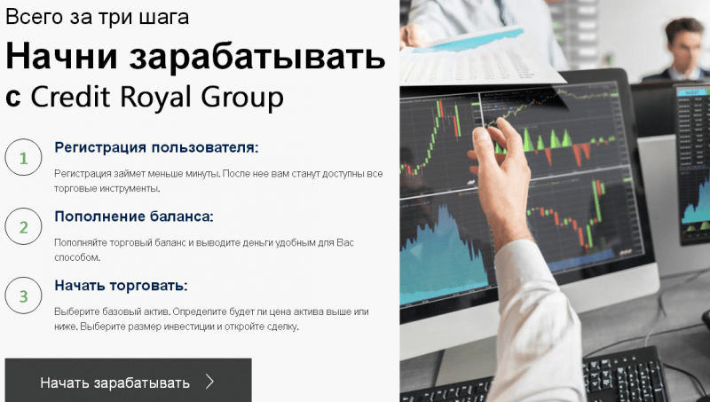 Credit Royal Group: обзор торговых условий, отзывы