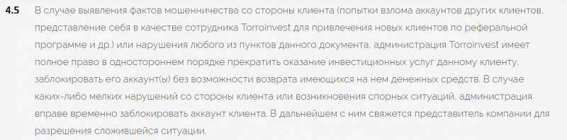 Можно ли заработать с Torroinvest? Детальный обзор компании с отзывами