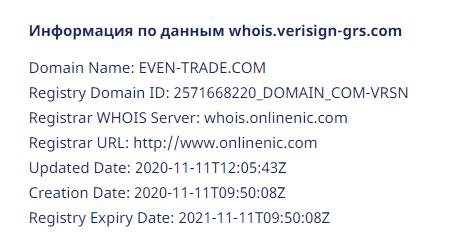 Обзор брокера бинарных опционов EvenTrade: торговые предложения, отзывы пользователей