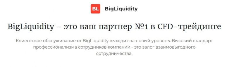 Обзор условий BigLiquidity: проверка достоверности фактов, отзывы