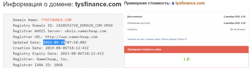 Брокерская компания TYS Finance — что это если не очередной развод и лохотрон? Отзывы.