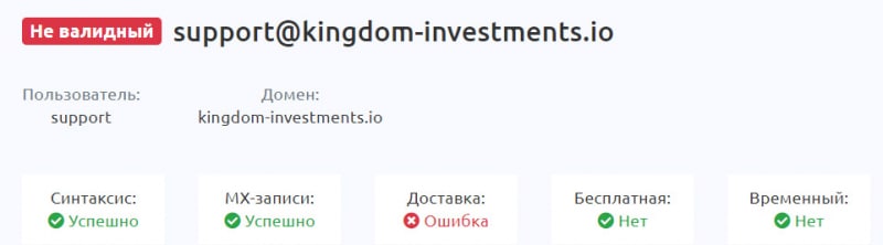 Лжеброкер Kingdom Investments — не советуем сотрудничать. Возможен лохотрон и развод.