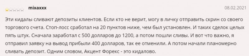 На какую реальную оценку заслуживает AccentForex: обзор условий, отзывы