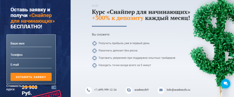 Обзор стратегии “Снайпер”: работает ли авторская методика “Академии Форекса”?