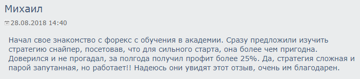 Обзор стратегии “Снайпер”: работает ли авторская методика “Академии Форекса”?