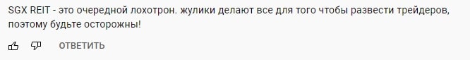 SGX REIT: отзывы о компании. Полный обзор деятельности, условий сотрудничества