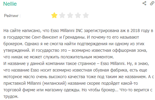 Как обманывает брокер-фальшивка Esso Millanni: обзор развода на бинарных опционах, отзывы