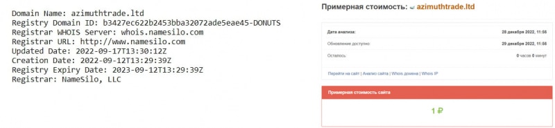 О компании Azimuth Trade можно сказать, что это точно банальный развод лохотрон. Отзывы.