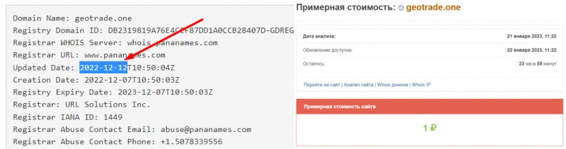 Основные данные GeoTrade. Обычная шарага и банальный лохотрон? Опасен ли проект? Отзывы.