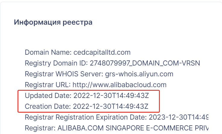 Брокер CED Capital Limited (cedcapitalltd.com), отзывы реальных клиентов в 2023 году. Как вернуть деньги?