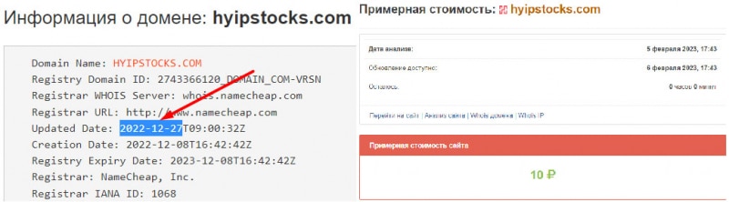 Брокер HYIPStocks – снова очередной мошеннический проект и лохотрон? Отзывы.