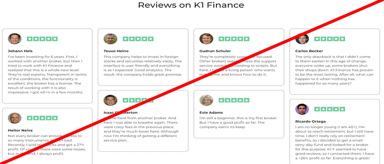 K1 finance — отзывы и обзор сайта