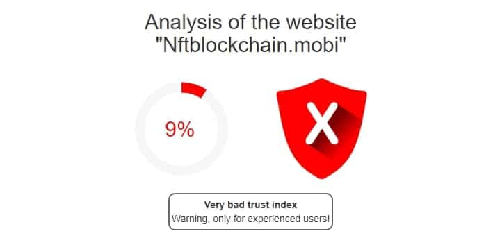 NFTblockchain.mobi отзывы и проверка — развод! - Seoseed.ru