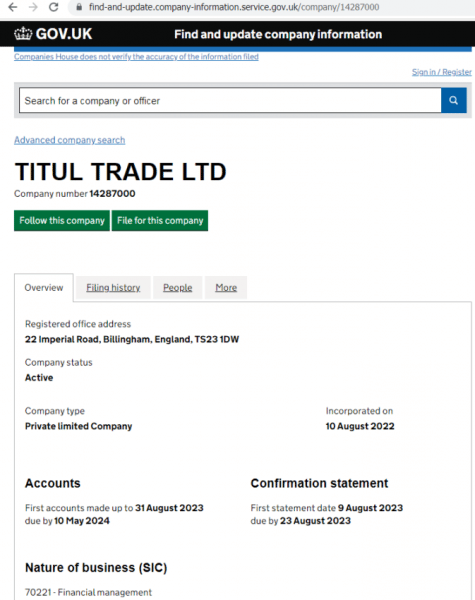 Отзывы о брокере Titul-Trade (Титул-Трэйд), обзор мошеннического сервиса и его связей. Как вернуть деньги?