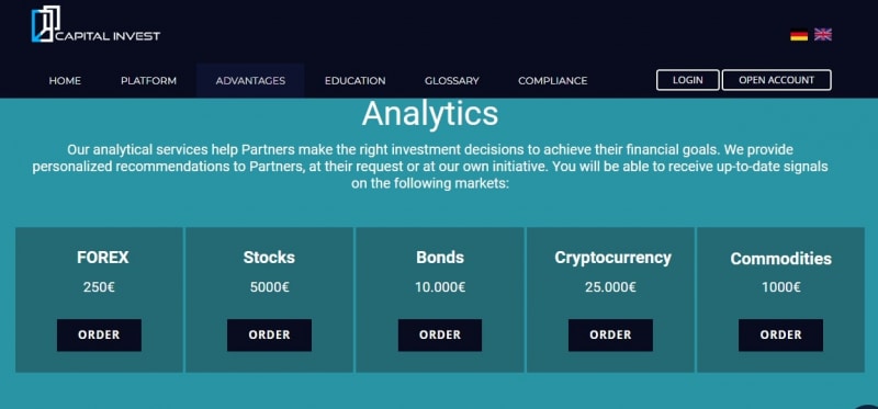 Capital Invest (Капитал Инвест, capitalinvestpartners.de)