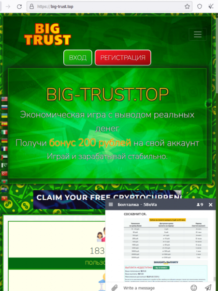 Отзывы о брокере Big-Trust (Биг-Траст), обзор мошеннического сервиса и его связей. Как вернуть деньги?