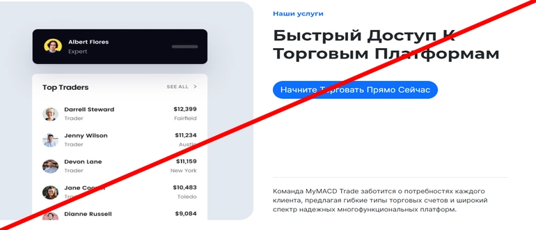 Mymacd.trade отзывы и обзор сайта Mymacd and CFDs