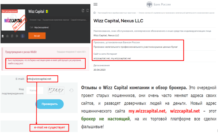 Wizz Capital — брокер сотрудничать с которым опасно для ваших денег. Как вернуть деньги? Обзор.