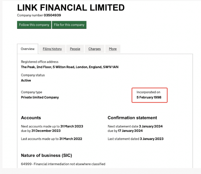 Link Financial Limited (linkfinancialltd.com), обзор и отзывы о брокере 2023. Как вернуть деньги?