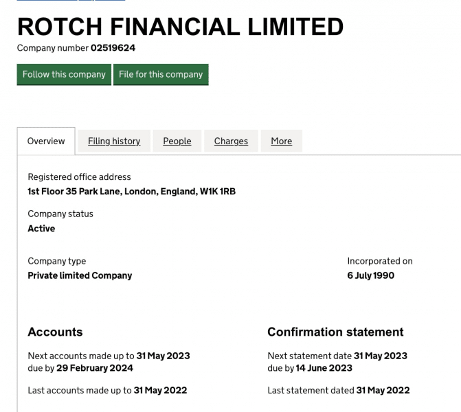 Rotch Financial Limited (rotchfinancial.com) обзор скам-проекта, отзывы трейдеров 2023. Как вывести деньги?