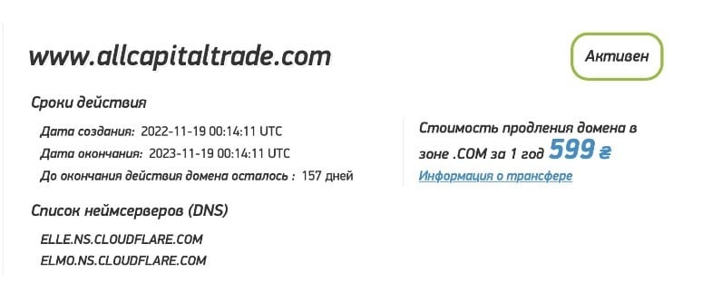 All Capital Trade: отзывы о брокере, обзор скам-проекта. Как вернуть деньги?