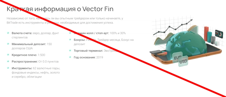 Vector Fin – обзор и отзывы, лохотрон