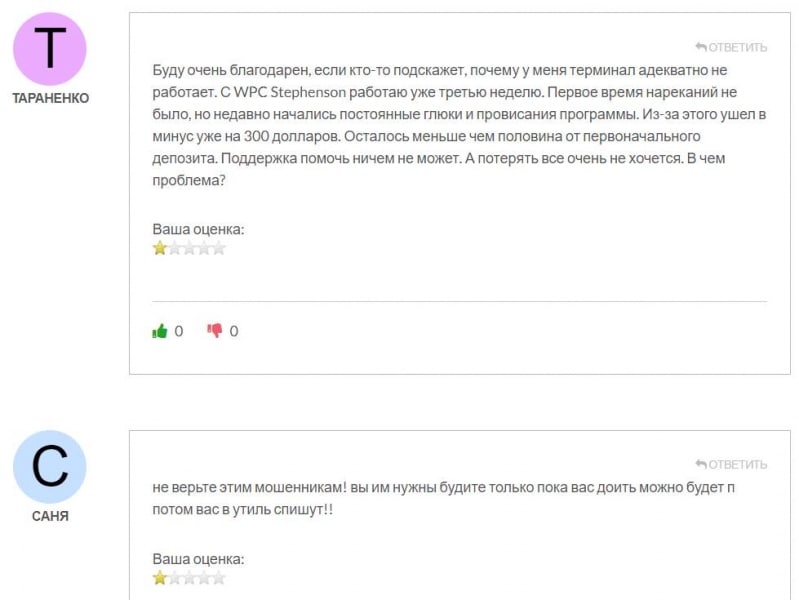 Wilson Parker Connally Stephenson: странная компания с длинным названием и быстрым разводом? Не стоит сотрудничать. Обзор.