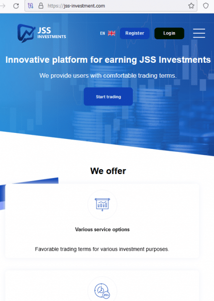 Отзывы о брокере JSS Investments (ДжиСС Инвестментс), обзор мошеннического сервиса и его связей. Как вернуть деньги?