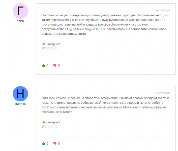 Обзор торговой площадки Digital Trade Magnet и отзывы клиентов: как вернуть деньги?