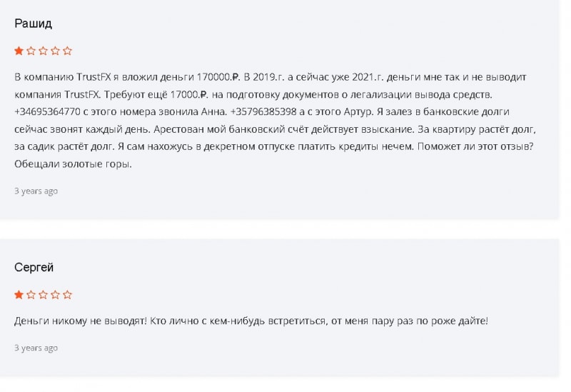 TrustFX: обзор работы брокера и отзывы трейдеров. Как вернуть деньги?