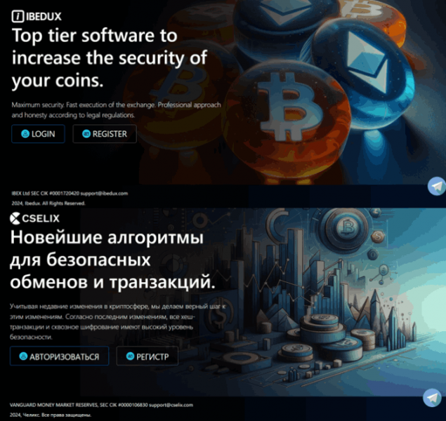 Ibedux (ibedux.com) новый фальшивый криптокошелек!