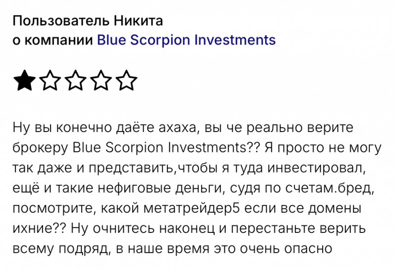 Blue Scorpion Investments