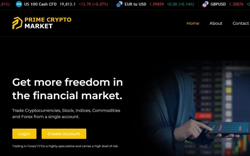 Остерегаемся. Опасный крипто-брокер primecryptomarkets.com: лохотрон, развод, отзывы и способы возврата денег