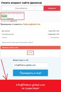 Fintera-global (fintera-global.com) лжеброкер! Отзыв TellTrue